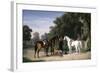 Awaiting the Departure, 1861-Henry Thomas Alken-Framed Giclee Print