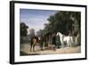 Awaiting the Departure, 1861-Henry Thomas Alken-Framed Giclee Print