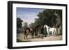 Awaiting the Departure, 1861-Henry Thomas Alken-Framed Giclee Print