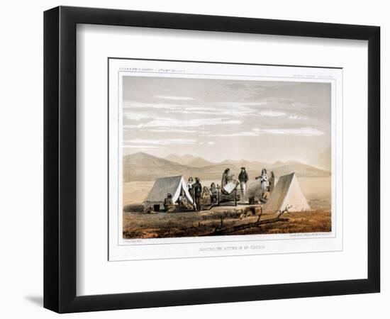 Awaiting the Return of Mr Tinkham, 1856-John Mix Stanley-Framed Giclee Print