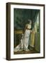 Awaiting the Visitor, 1878-Auguste Toulmouche-Framed Giclee Print