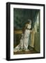 Awaiting the Visitor, 1878-Auguste Toulmouche-Framed Giclee Print