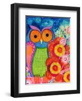 Awake Owl-Wyanne-Framed Premium Giclee Print