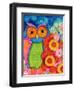 Awake Owl-Wyanne-Framed Premium Giclee Print