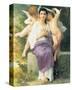 Awakening of the Heart-William Adolphe Bouguereau-Stretched Canvas