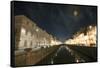 Awalking To the Moon-Viviane Fedieu Daniel-Framed Stretched Canvas