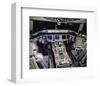 award winning 777 flight deck-null-Framed Art Print