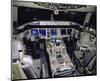 award winning 777 flight deck-null-Mounted Art Print