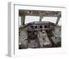 award winning 777 flight deck-null-Framed Art Print