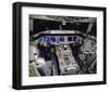 award winning 777 flight deck-null-Framed Art Print