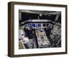 award winning 777 flight deck-null-Framed Art Print