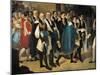 Awarding Key to City of Cagliari to Charles Albert of Savoy-Giovanni Migliara-Mounted Giclee Print