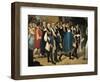 Awarding Key to City of Cagliari to Charles Albert of Savoy-Giovanni Migliara-Framed Giclee Print