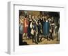 Awarding Key to City of Cagliari to Charles Albert of Savoy-Giovanni Migliara-Framed Giclee Print