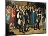 Awarding Key to City of Cagliari to Charles Albert of Savoy-Giovanni Migliara-Mounted Giclee Print