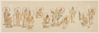 (Asakusa Kannon Temple Caricatures C), C. 1900-Awashima Kangestu-Giclee Print