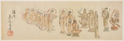 (Asakusa Kannon Temple Caricatures C), C. 1900-Awashima Kangestu-Giclee Print