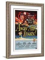 Away All Boats-null-Framed Art Print