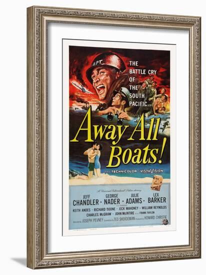 Away All Boats-null-Framed Art Print