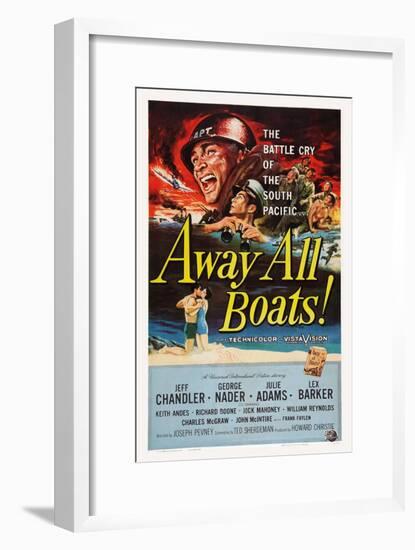 Away All Boats-null-Framed Art Print