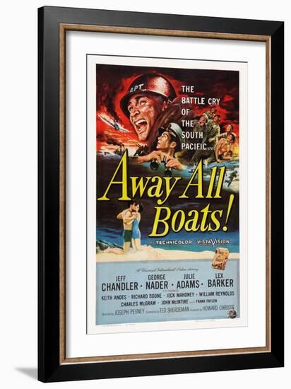 Away All Boats-null-Framed Art Print