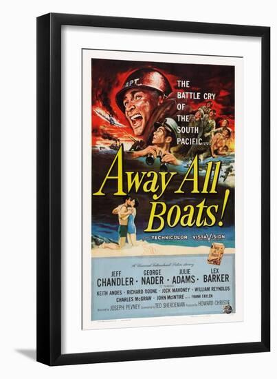 Away All Boats-null-Framed Art Print