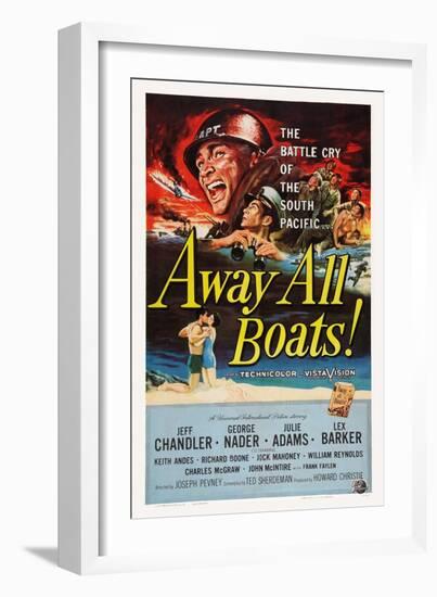 Away All Boats-null-Framed Art Print