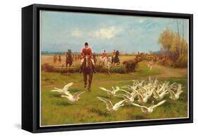 Away! Away!-Thomas Blinks-Framed Stretched Canvas