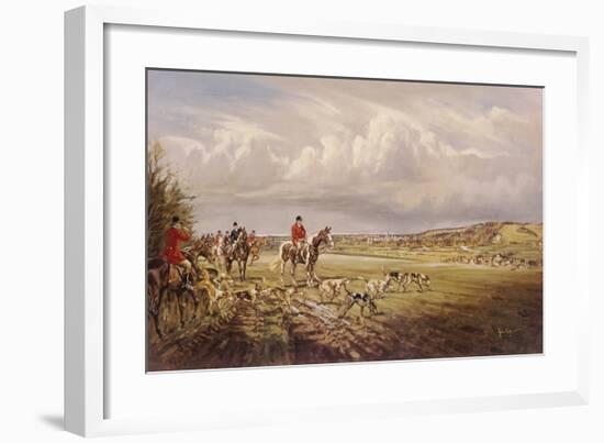 Away From Norfolk Clamp-John King-Framed Premium Giclee Print