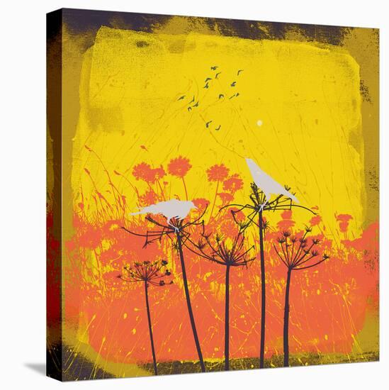 Away From The Flock I-Ken Hurd-Stretched Canvas