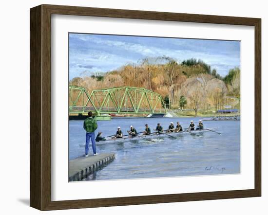 Away from the Jetty-Timothy Easton-Framed Giclee Print