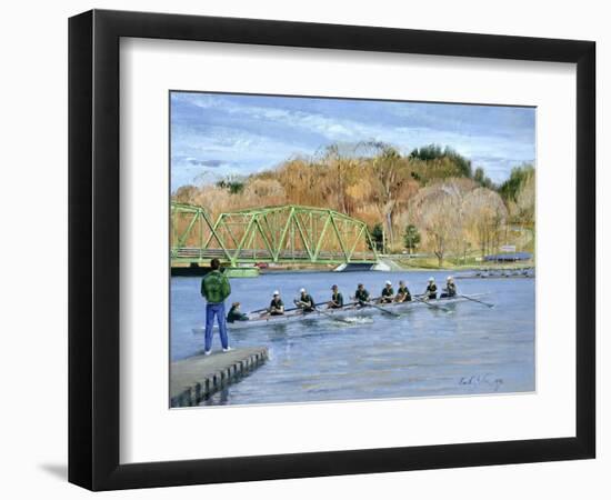 Away from the Jetty-Timothy Easton-Framed Premium Giclee Print