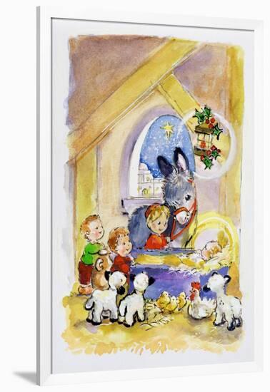 Away in a Manger, 1996-Diane Matthes-Framed Giclee Print