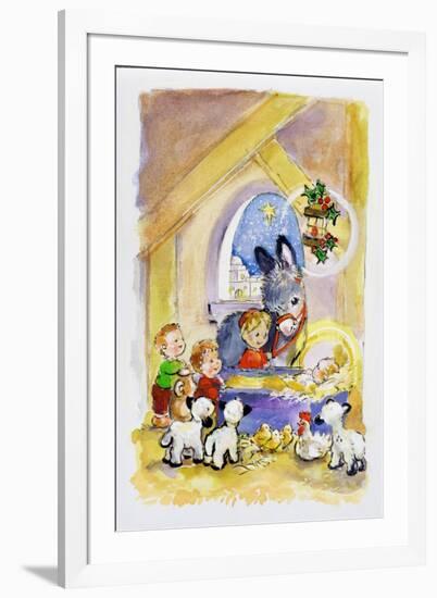 Away in a Manger, 1996-Diane Matthes-Framed Giclee Print