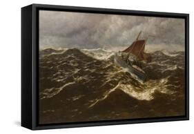 Away to the Goodwin Sands (Dover Lifeboat)-Thomas Rose Miles-Framed Stretched Canvas