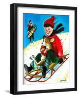 Away We Go! - Jack & Jill-George Lesnak-Framed Giclee Print