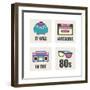 Awesome 80's-Sasha Blake-Framed Giclee Print