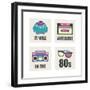 Awesome 80's-Sasha Blake-Framed Giclee Print