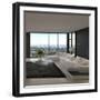 Awesome Modern Loft Living Room, Architecture Interior-PlusONE-Framed Photographic Print