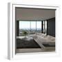 Awesome Modern Loft Living Room, Architecture Interior-PlusONE-Framed Photographic Print