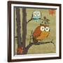 Awesome Owls I-Paul Brent-Framed Art Print