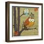 Awesome Owls I-Paul Brent-Framed Art Print