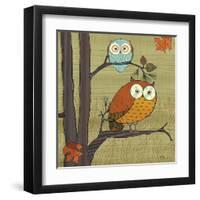 Awesome Owls I-Paul Brent-Framed Art Print