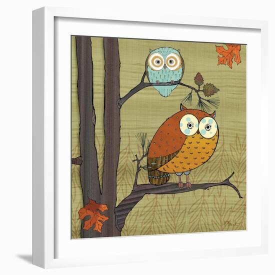 Awesome Owls I-Paul Brent-Framed Art Print