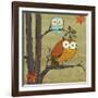 Awesome Owls I-Paul Brent-Framed Art Print