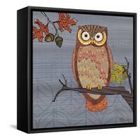 Awesome Owls II-Paul Brent-Framed Stretched Canvas
