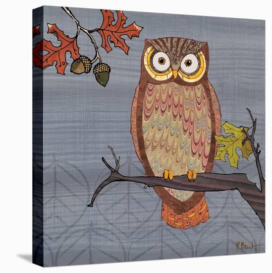 Awesome Owls II-Paul Brent-Stretched Canvas