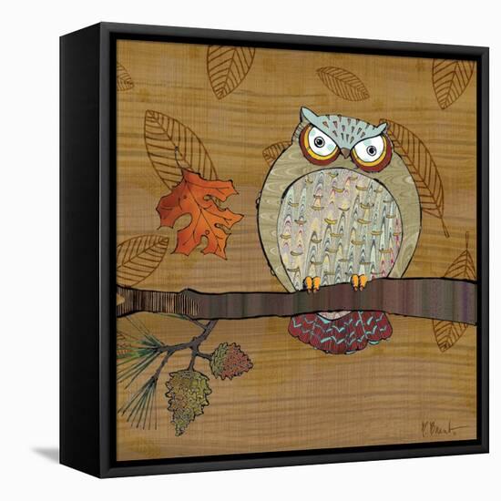 Awesome Owls III-Paul Brent-Framed Stretched Canvas