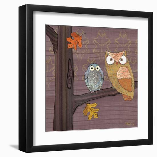 Awesome Owls IV-Paul Brent-Framed Art Print