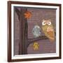 Awesome Owls IV-Paul Brent-Framed Art Print